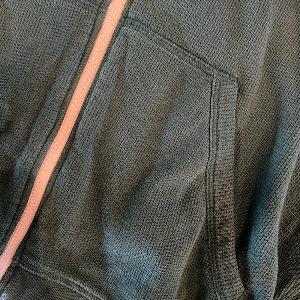VINCE Women Green Zip Up Sweater-‎ Medium - Picture 4 of 10